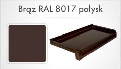 parapet zewnętrzny aluminiowy softline braz-RAL-8017-połysk-1-238x136